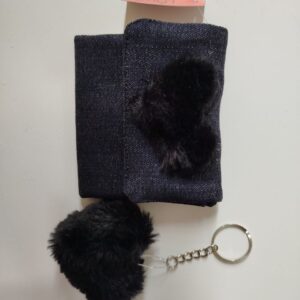 Cartera de corazón con llavero