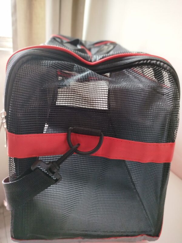 Transportador portátil plegable para mascotas, bolsa de excursión para perros y gato - Imagen 4